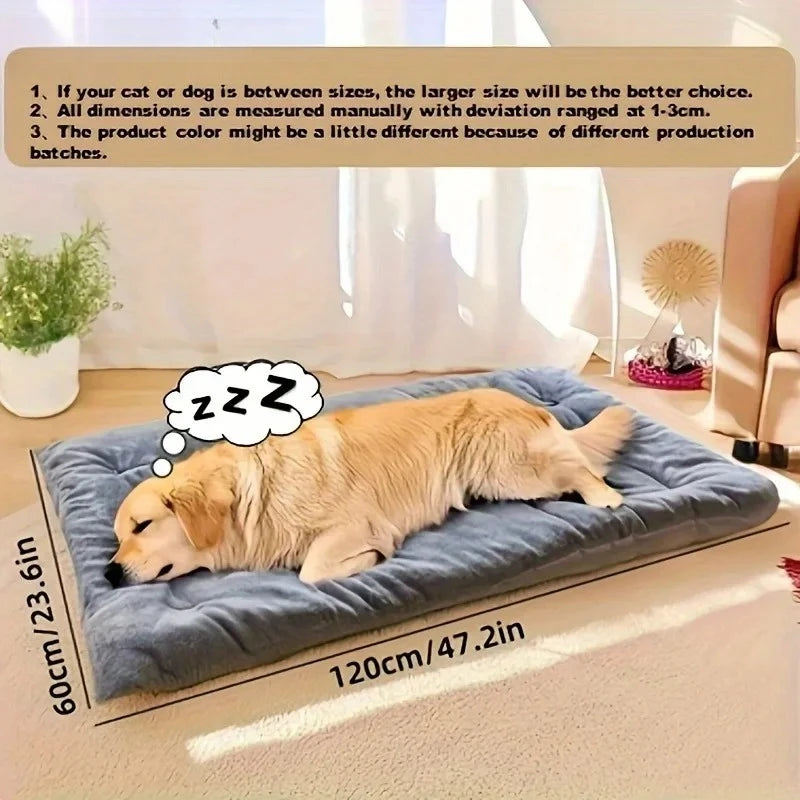 Large Plush Super-Soft Dog Bed
