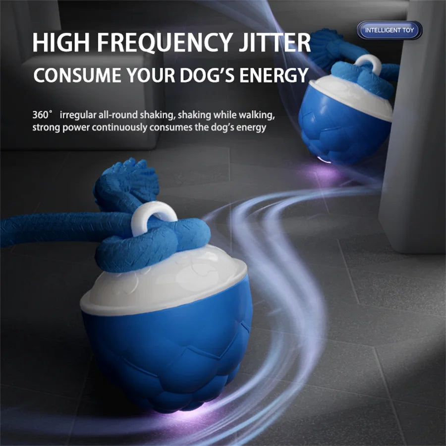Smart Self-Rolling Dog Ball