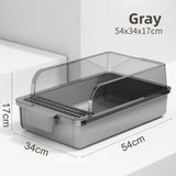Extra Large Self-Cleaning Enclosed Cat Litter Box