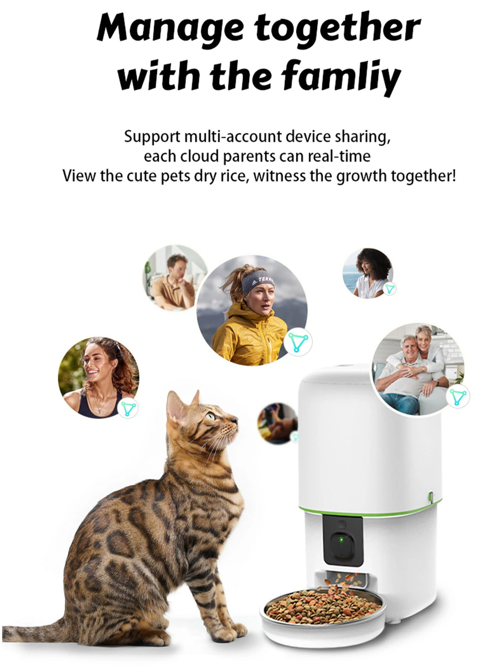 Smart WiFi Pet Feeder with Camera