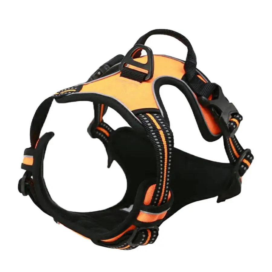 Adjustable No-Pull Reflective Dog Harness – Front Clip