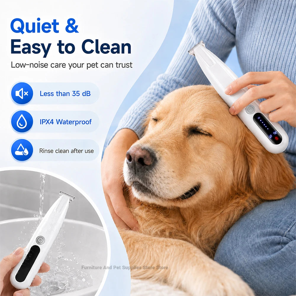 Waterproof LED Pet Paw Trimmer