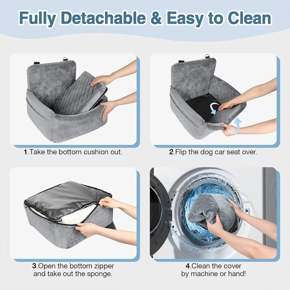 Portable Dog Car Seat Bed