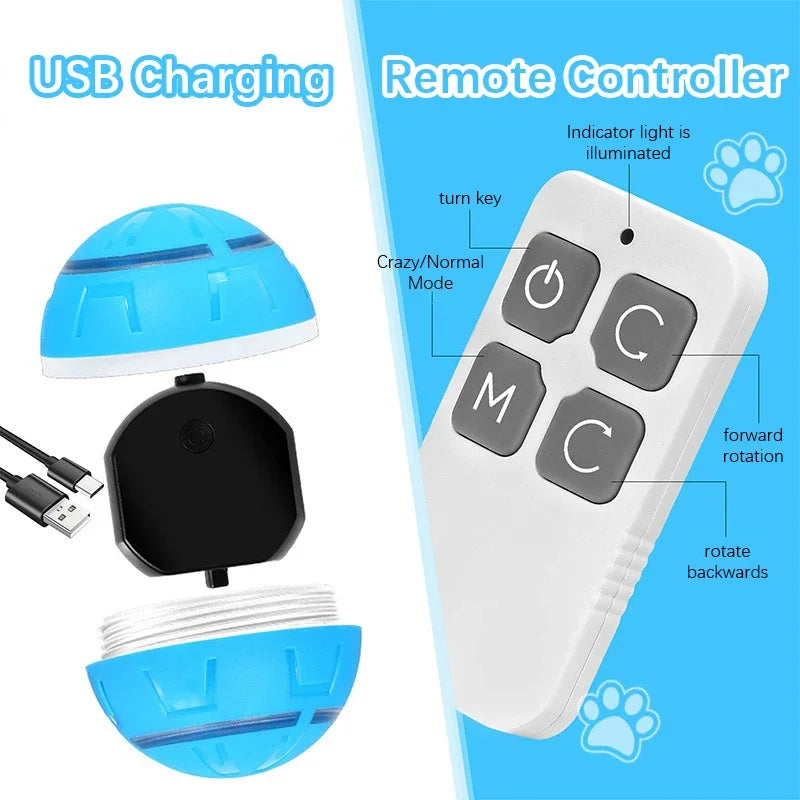 Rechargeable Interactive Pet Toy Ball