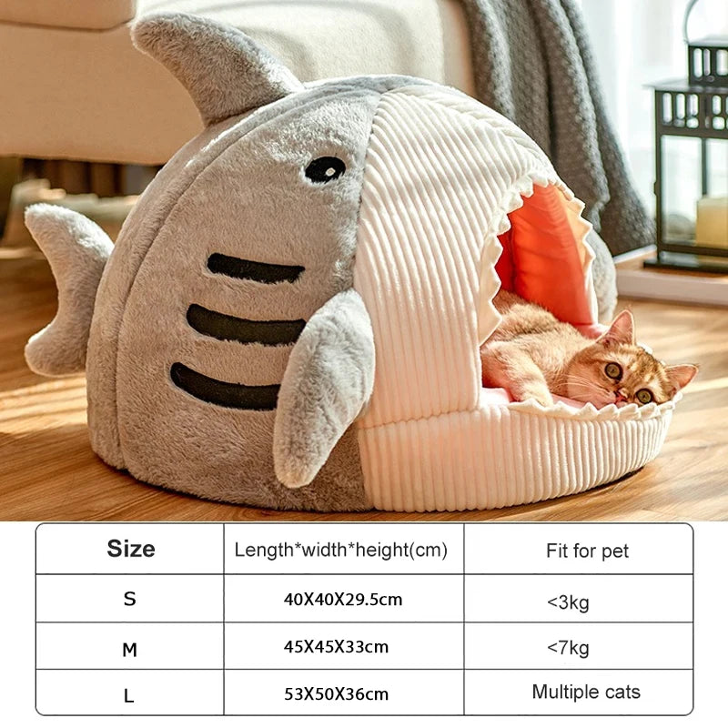Winter Warm Cat Cave Bed