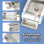 Smart Automatic Self-Cleaning Cat Litter Box with App Control