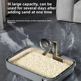 Stainless Steel Automatic Self-Cleaning Enclosed Cat Litter Box