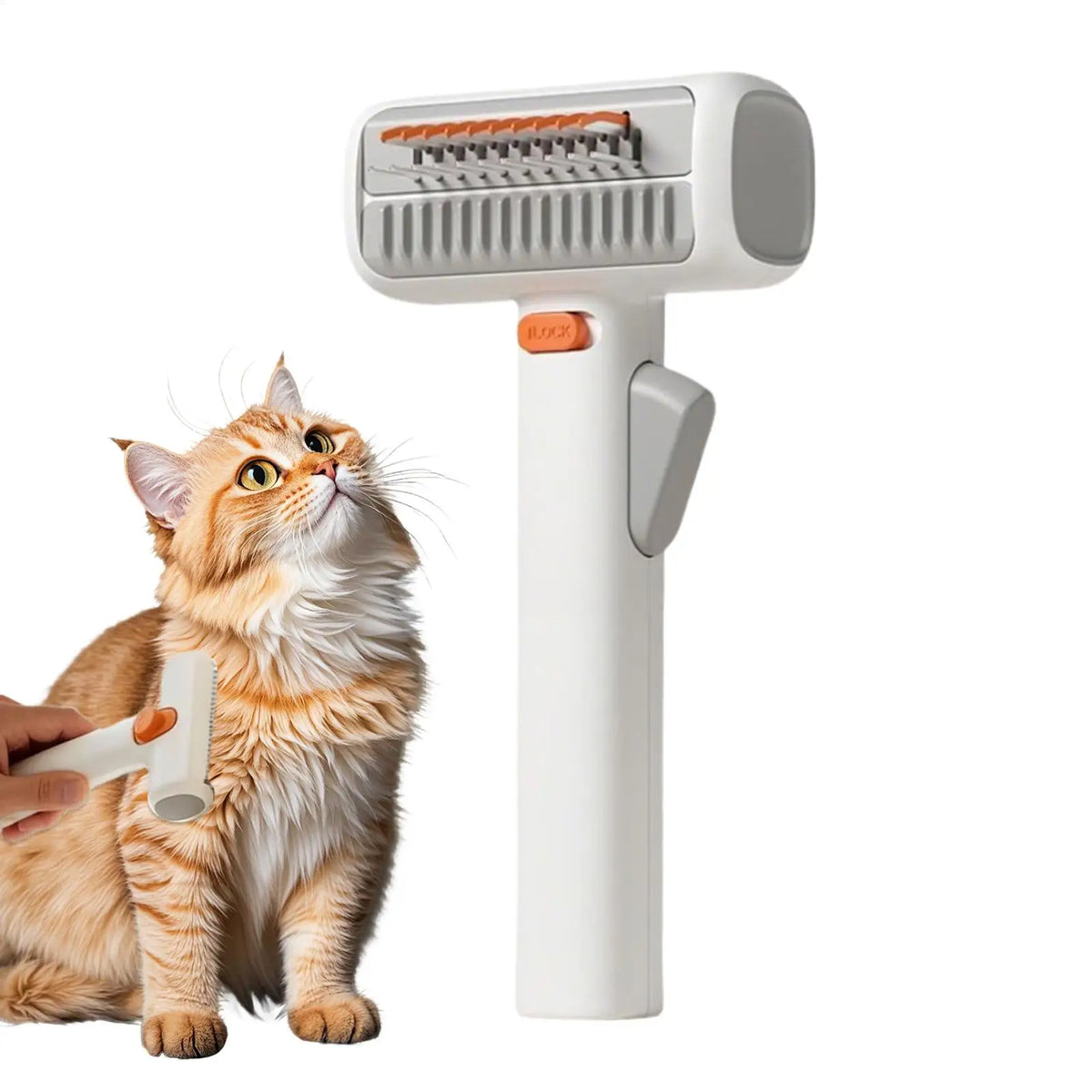 2-in-1 Pet Dematting & Deshedding Comb