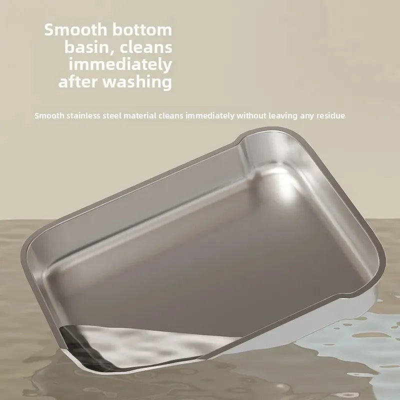 Stainless Steel Automatic Self-Cleaning Enclosed Cat Litter Box