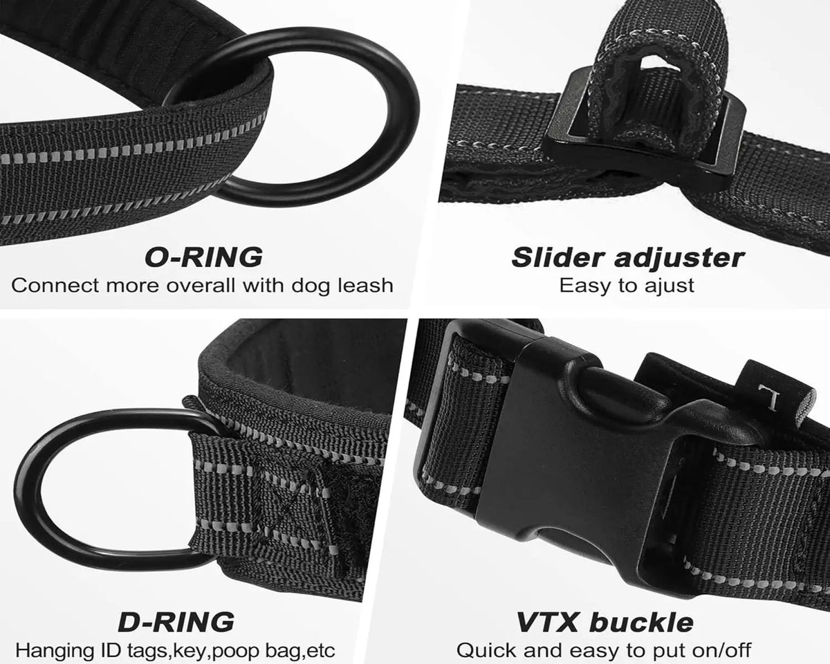 Tactical No-Pull Dog Harness – Heavy-Duty Reflective Vest