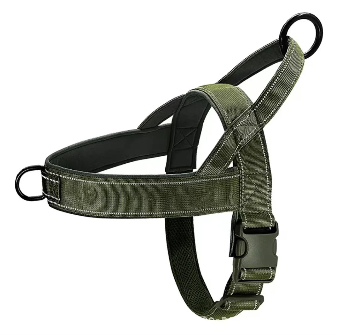 Tactical No-Pull Dog Harness – Heavy-Duty Reflective Vest