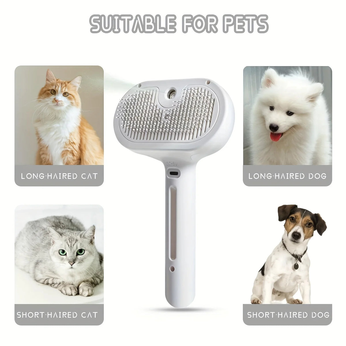 Pet Spray Grooming & Dematting Comb