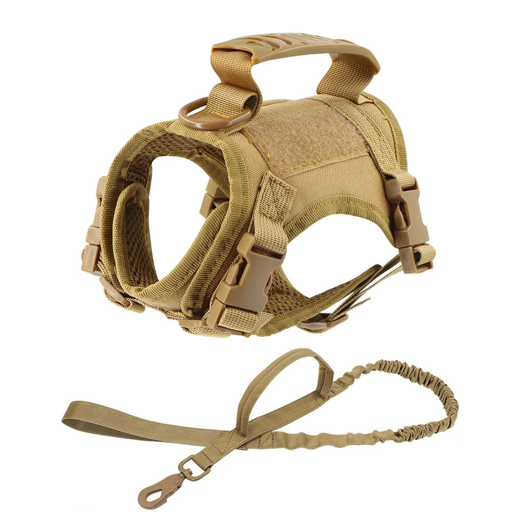 Tactical Escape-Proof Cat Harness – Adjustable Mesh Vest