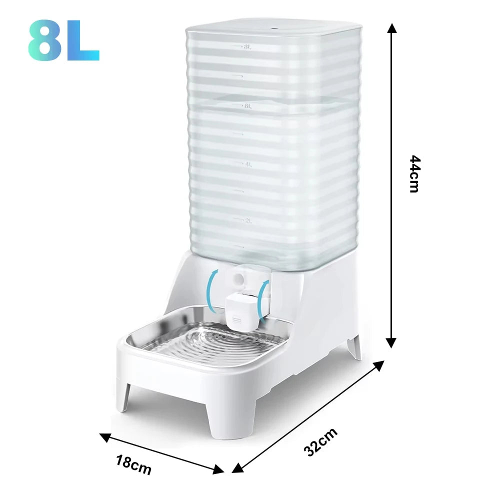 8L Automatic Pet Feeder & Waterer